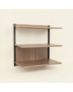 Klemm 2 Industrial Pipe Wall Shelf (synthetic illustration; no displayed measurements)