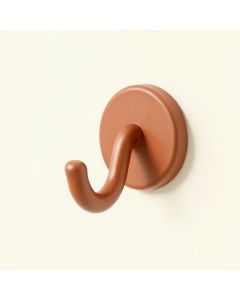 Heath Bridge Wall-Mounted Robe Hook - Terracotta (synthetic illustration; no displayed measurements)