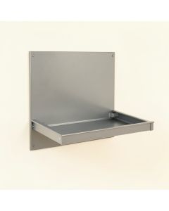 Ash Brook Empty Wall-Mounted Tool Organizer Panel - Gray (synthetic illustration; no displayed measurements)