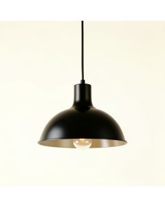 Briar Bluff Pendant Light Suspended From One Plain Cable - Black (synthetic illustration; no displayed measurements)