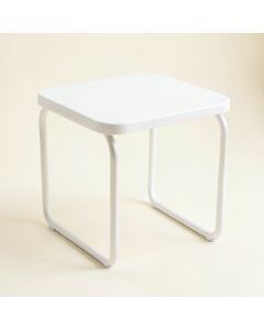 Briar Crest Compact Balcony Table - White (synthetic illustration; no displayed measurements)
