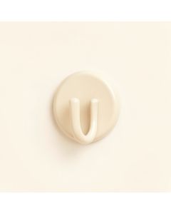 Harbor Bluff Wall-Mounted Robe Hook - Cream (synthetic illustration; no displayed measurements)