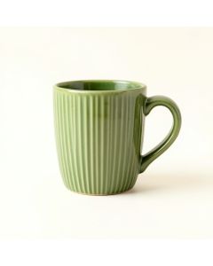 Holly Crossing Ceramic Mug - Green (synthetic illustration; no displayed measurements)