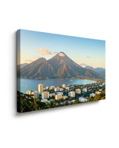 Mountains With City At Coast In The Background Honolulu (synthetic illustration; no displayed measurements)
