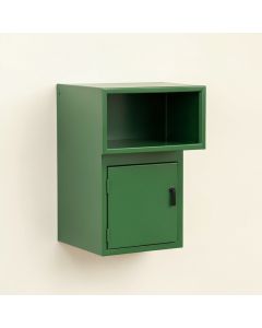 Flint Dell Wall-Mounted Entry Cabinet - Green (synthetic illustration; no displayed measurements)