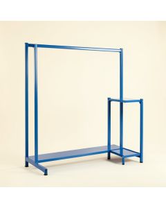 Vale Bluff Empty Garment Rack - Blue (synthetic illustration; no displayed measurements)
