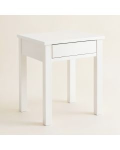 Aspen Edge Side Table - White (synthetic illustration; no displayed measurements)
