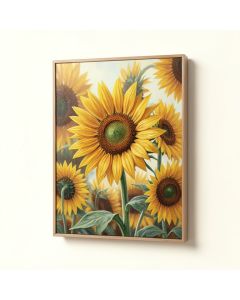 Sunflowers Painting Print (synthetic illustration; no displayed measurements)