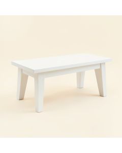 Dawn Dell Indoor Bench - White (synthetic illustration; no displayed measurements)