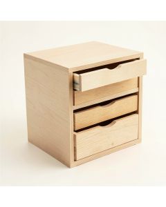 Olive Crest Small-Parts Storage Drawer Cabinet - Beige (synthetic illustration; no displayed measurements)