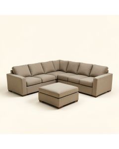 Enyia 159 '' Wide Reversible Modular Corner Sectional With Ottoman (synthetic illustration; no displayed measurements)