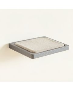 Briar Bridge Wall-Mounted Cat Perch - Gray (synthetic illustration; no displayed measurements)