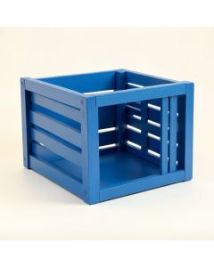Alder Dell Empty Furniture-Style Pet Crate - Blue (synthetic illustration; no displayed measurements)