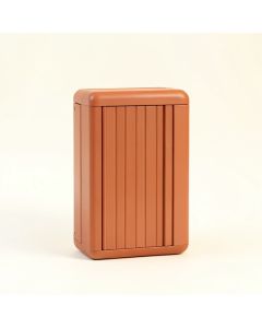 Moss Branch Narrow Outdoor Storage Bench - Terracotta (synthetic illustration; no displayed measurements)