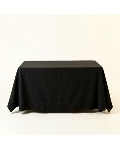 Dune Edge Flat Bed Sheet - Black (synthetic illustration; no displayed measurements)