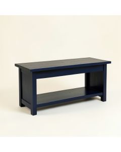 Shore Dell Indoor Bench - Navy (synthetic illustration; no displayed measurements)
