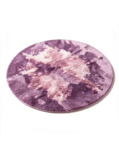 Round Ruda Ombre Shag Pink/Purple Area Rug (synthetic illustration; no displayed measurements)
