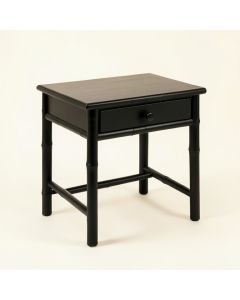 Ash Bridge Side Table - Black (synthetic illustration; no displayed measurements)