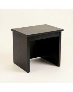 Lake Arc Small Writing Desk - Black (synthetic illustration; no displayed measurements)