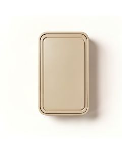 Elm Crest Wall-Mounted Entry Cabinet - Beige (synthetic illustration; no displayed measurements)
