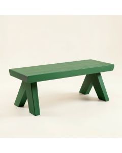Aspen Brook Indoor Bench - Green (synthetic illustration; no displayed measurements)