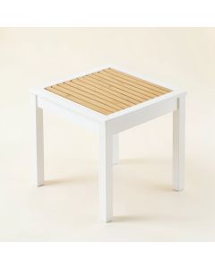 Meadow Bend Compact Balcony Table - White (synthetic illustration; no displayed measurements)