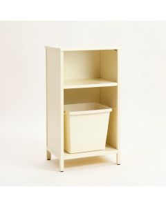 Moss Dale Freestanding Pull-Out Hamper Cabinet - Cream (synthetic illustration; no displayed measurements)