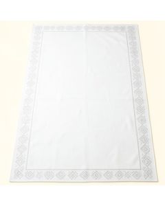 Holly Arc Rectangular Area Rug - White (synthetic illustration; no displayed measurements)