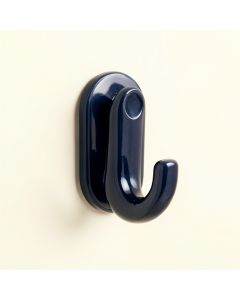 Juniper Arc Wall-Mounted Robe Hook - Navy (synthetic illustration; no displayed measurements)