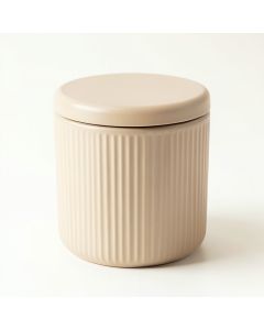 Hill Branch Storage Canister With Lid - Beige (synthetic illustration; no displayed measurements)