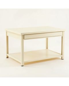 Vale Crossing Empty Workshop Workbench - Cream (synthetic illustration; no displayed measurements)