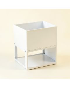 Spruce Canyon Empty Raised Planter - White (synthetic illustration; no displayed measurements)