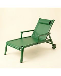 Lake Dale Outdoor Lounge Chair - Green (synthetic illustration; no displayed measurements)