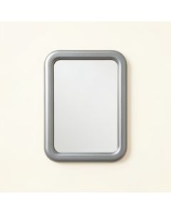 Slate Bend Framed Wall Mirror - Gray (synthetic illustration; no displayed measurements)