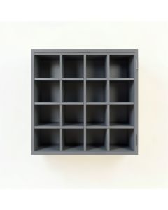 Spruce Arc Empty Mug-Storage Cabinet Insert - Gray (synthetic illustration; no displayed measurements)