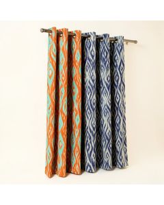 Castleton Ikat Room Darkening Thermal Grommet Curtain Panels (synthetic illustration; no displayed measurements)