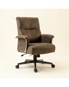 Albaugh Suede Executive Chair (synthetic illustration; no displayed measurements)