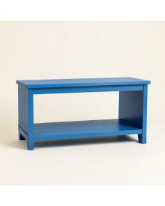 Meadow Edge Indoor Bench - Blue (synthetic illustration; no displayed measurements)