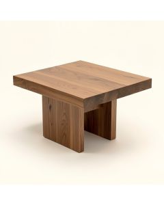 Lataif Solid Wood Block Coffee Table (synthetic illustration; no displayed measurements)