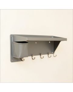 Stone Branch Wall-Mounted Entryway Organizer Shelf - Gray (synthetic illustration; no displayed measurements)