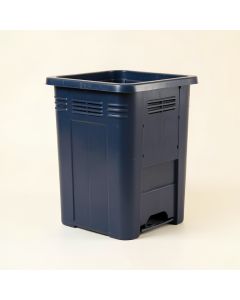 Clay Crest Closed Garden Compost Bin - Navy (synthetic illustration; no displayed measurements)