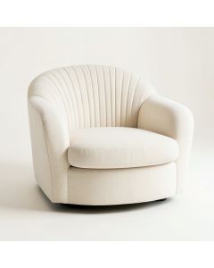 Meadow Edge Upholstered Armchair - Cream (synthetic illustration; no displayed measurements)