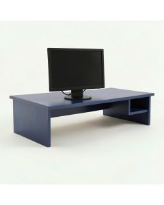 Spruce Edge Desktop Monitor Riser - Navy (synthetic illustration; no displayed measurements)