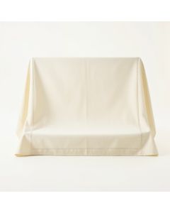 Ash Dell Flat Bed Sheet - Ivory (synthetic illustration; no displayed measurements)