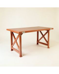 Willow Crest Empty Workshop Workbench - Terracotta (synthetic illustration; no displayed measurements)