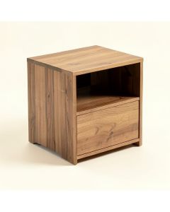Barnwood End Table With Storage (synthetic illustration; no displayed measurements)