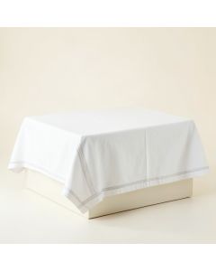 Dune Branch Flat Bed Sheet - White (synthetic illustration; no displayed measurements)
