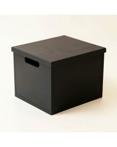Hazel Arc Low Toy Storage Unit - Black (synthetic illustration; no displayed measurements)