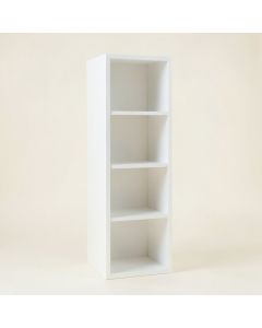 Briar Crossing Narrow Cubby Tower - White (synthetic illustration; no displayed measurements)