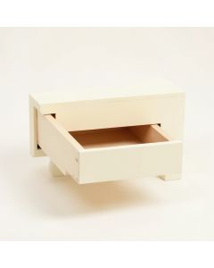 Bay Bend Under-Desk Drawer Unit - Cream (synthetic illustration; no displayed measurements)